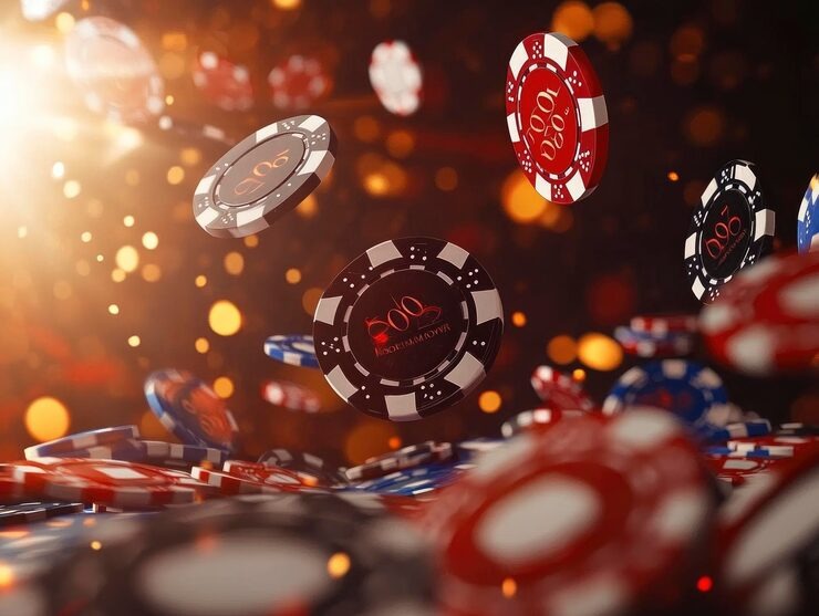 Poker Indonesia interface showing live chat, chip stacks, and dealer view on pututogel login